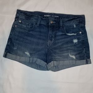 Old Navy Distressed Boyfriend Shorts